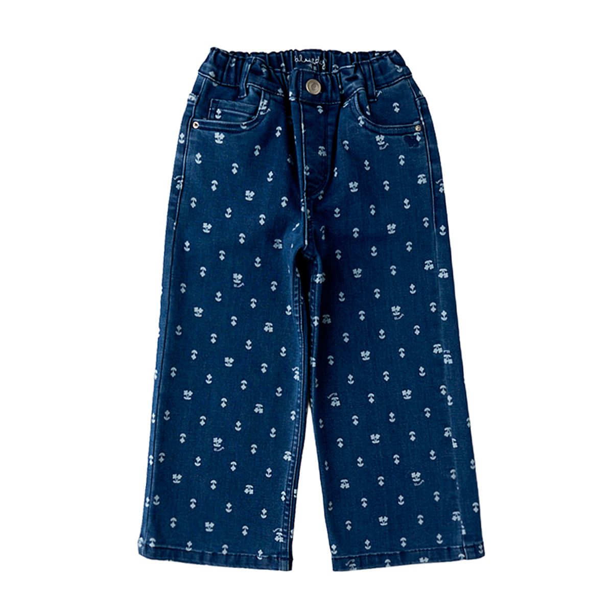 블루독(BLUEDOG) 플라워와이드데님팬츠 (26A15-414-51)