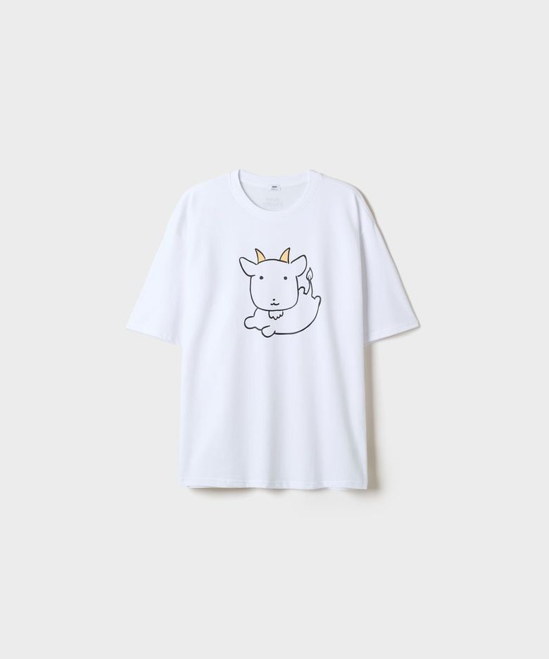[가나디] 별자리 반팔 티셔츠(Light Brown)_SPRLG49U01