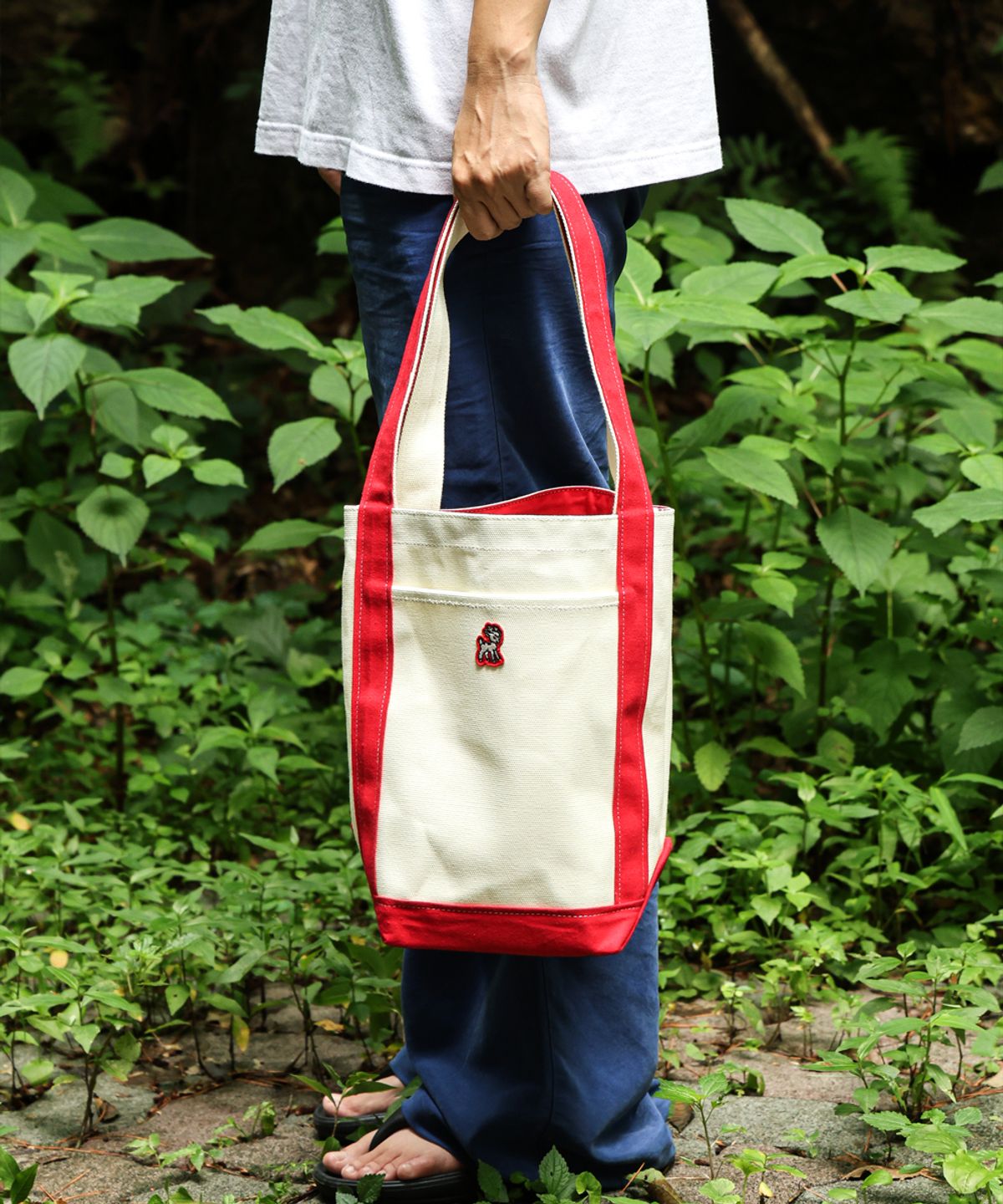 디어틴트산타(DEAR TINT SANTA) Rudolph Canvas Tote_red