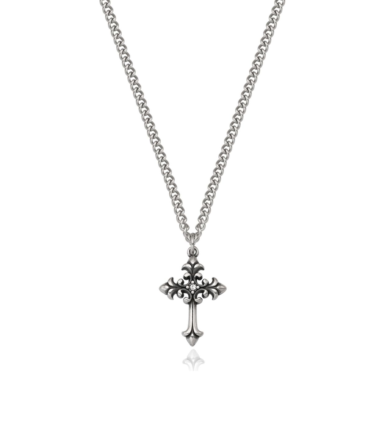 세인트스코트런던(ST.SCOTT LONDON) Stone Cross Necklace / STJ-SN2054