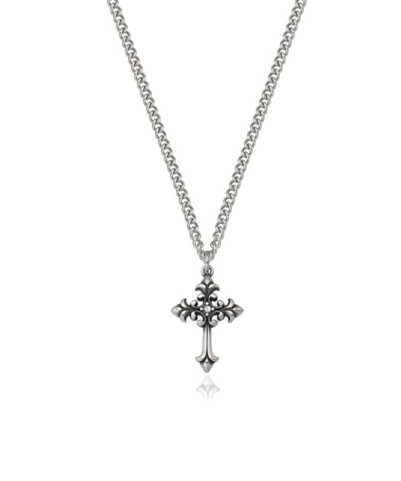 Stone Cross Necklace / STJ-SN2054