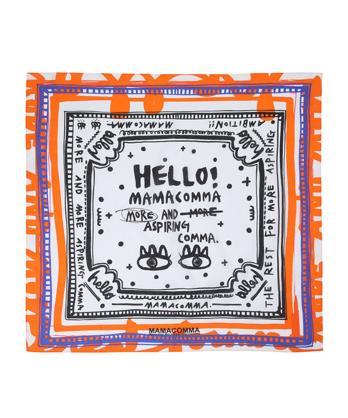 엠엠씨엠디(MMCMD) SCARF SERIES : MM LETTERING OG