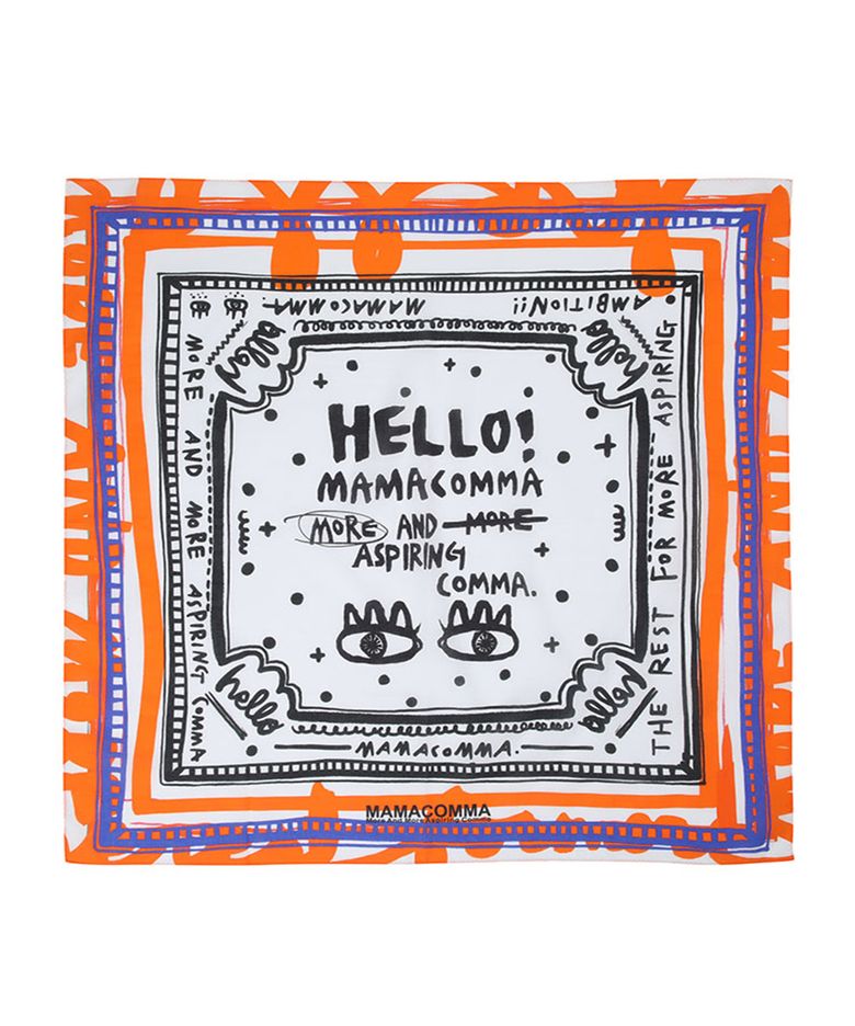 SCARF SERIES : MM LETTERING OG