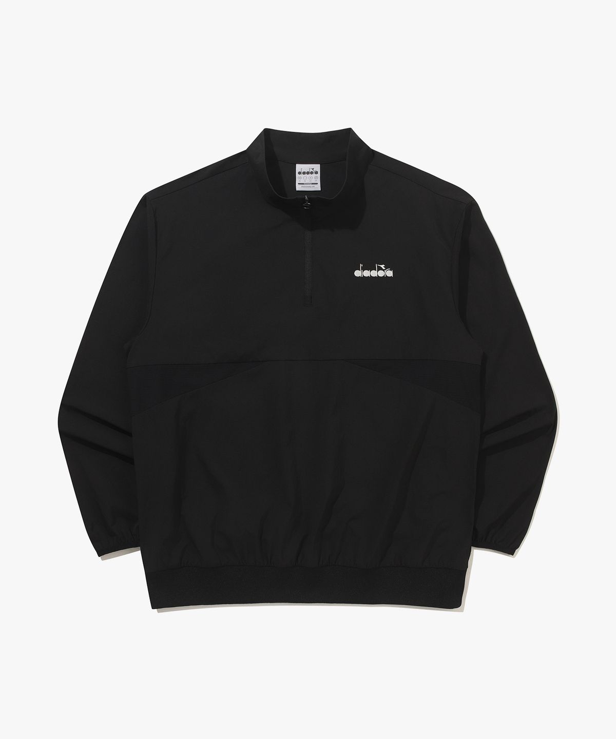 디아도라(diadora) 테니스타 하프집업 아노락 BLACK