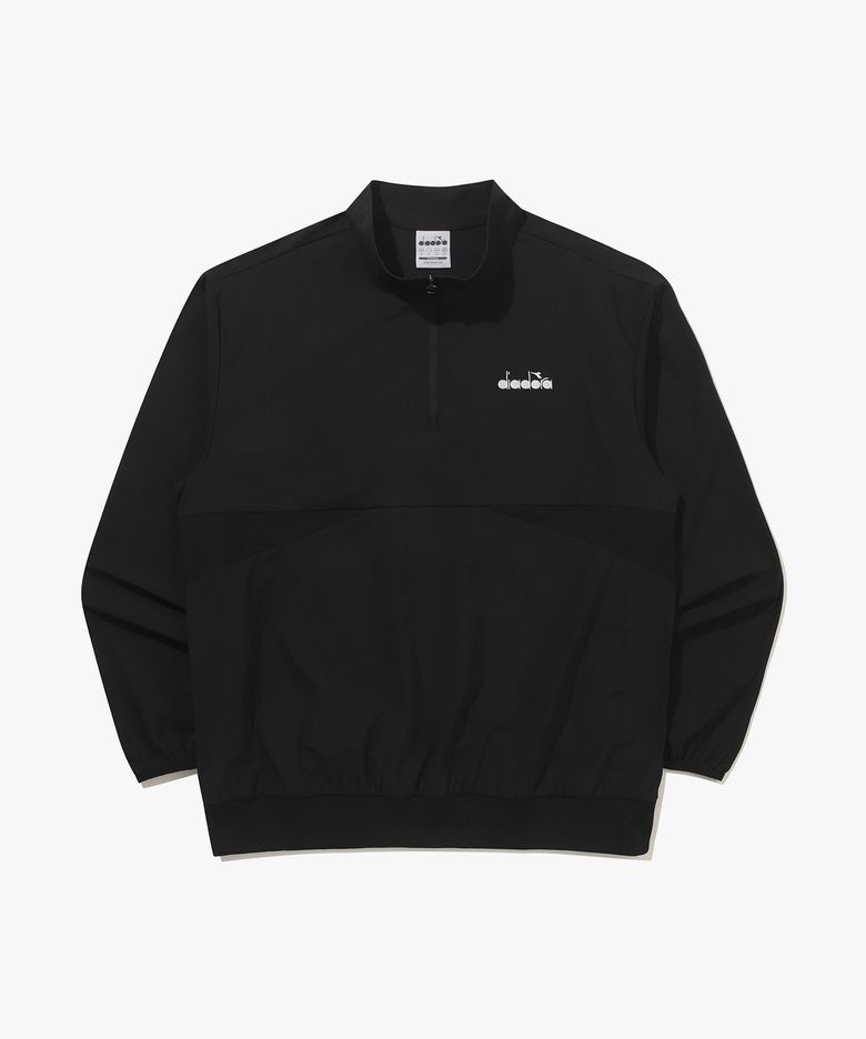 테니스타 하프집업 아노락 BLACK