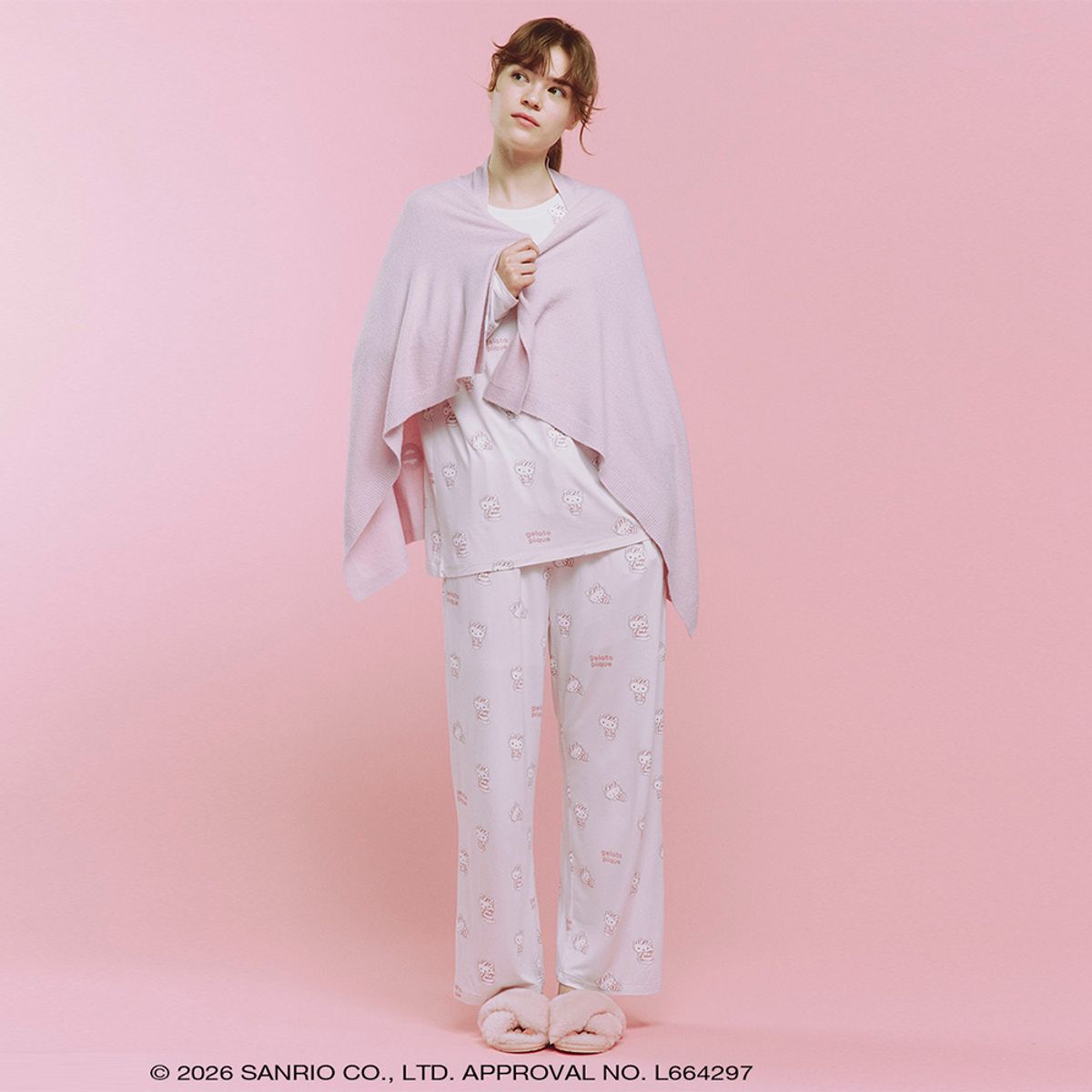 젤라또 피케(GELATO PIQUE) [SANRIO CHARACTERS] LADIES 올오버 롱 팬츠 PWCP261380