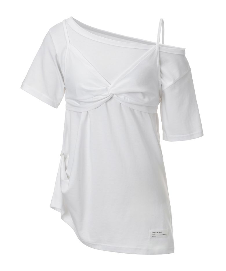 Kaia Bustier Layering Top (white)
