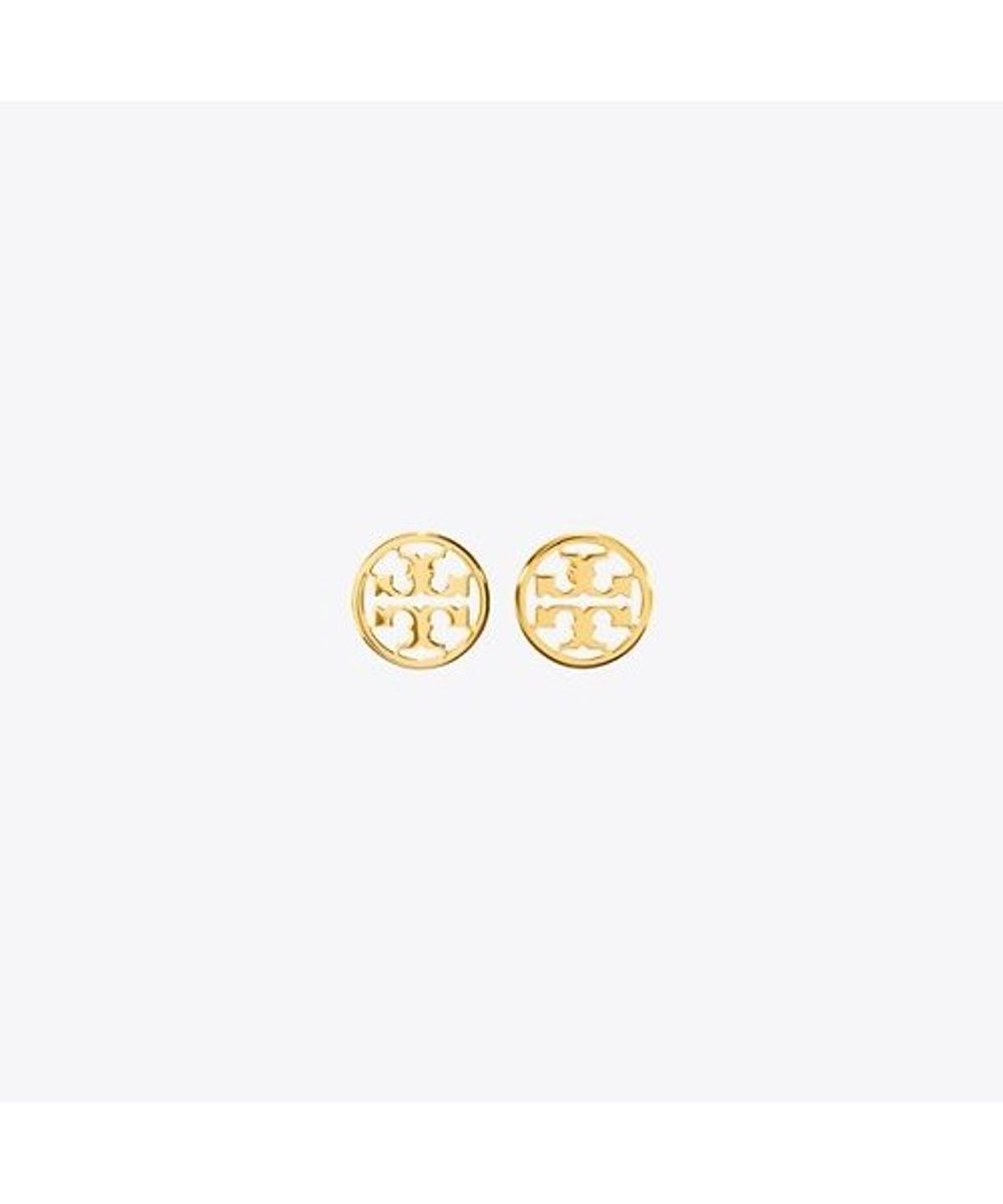 토리버치(TORYBURCH) 아이콘 스터드 이어링 - 토리 골드