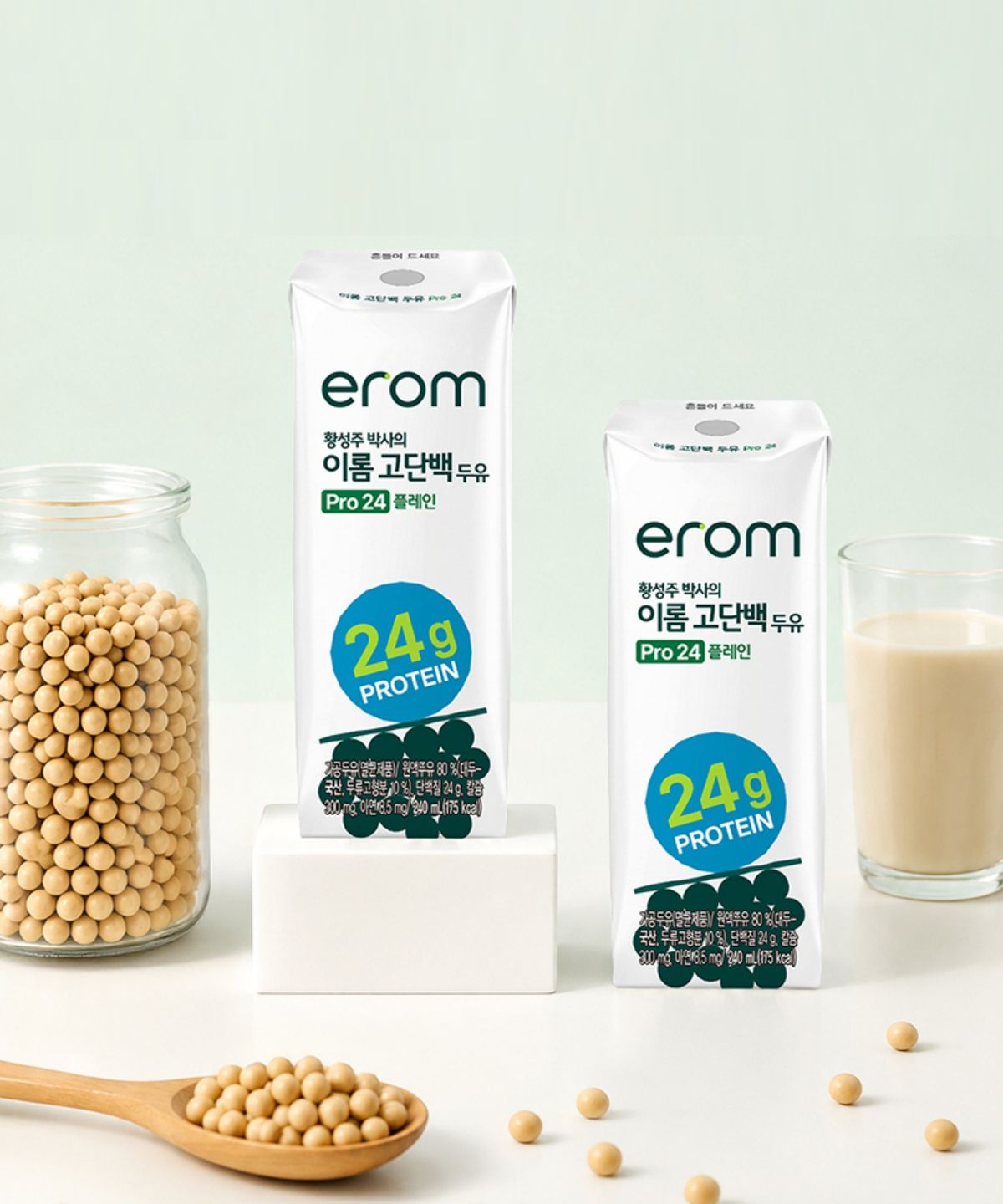 이롬(EROM) 이롬 황성주 박사의 고단백두유(24g) Pro 240ml 16팩
