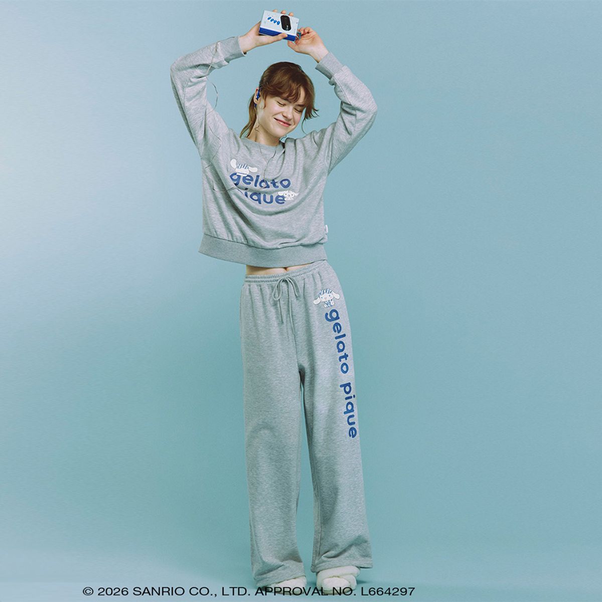 젤라또 피케(GELATO PIQUE) [SANRIO CHARACTERS] LADIES 기모 안감 롱 팬츠 PWCP261384