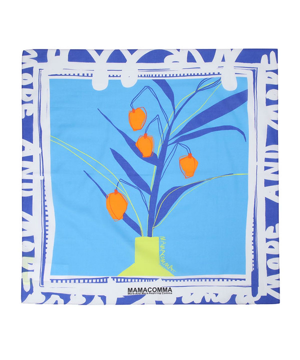 엠엠씨엠디(MMCMD) SCARF SERIES : MM FLOWER BL