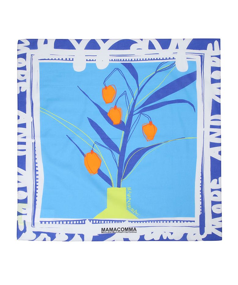 SCARF SERIES : MM FLOWER BL