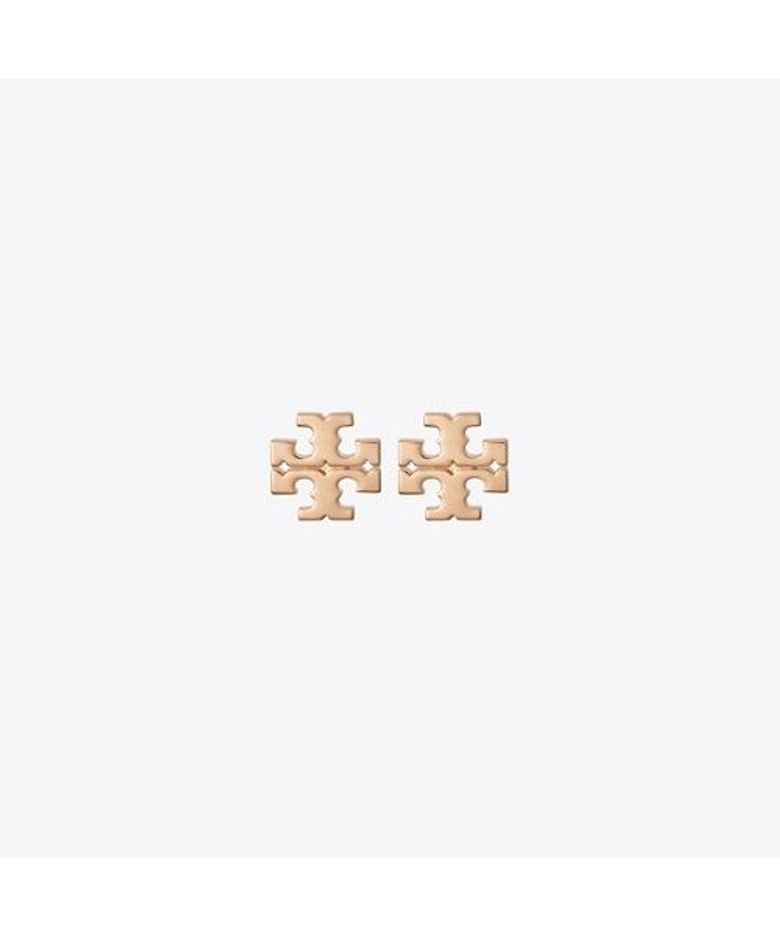 아이콘 스터드 이어링 - 로즈 골드