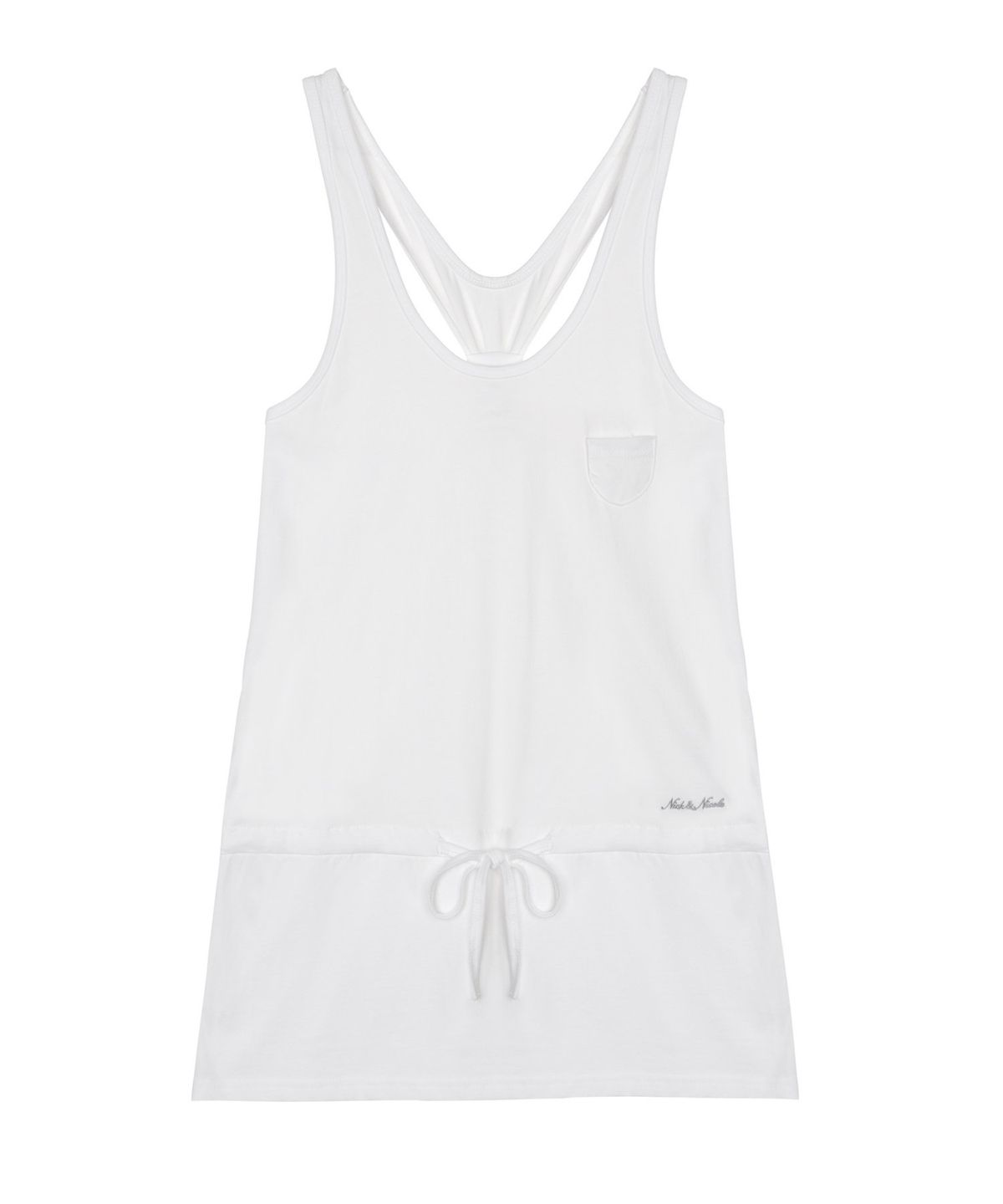 닉앤니콜(NICK&NICOLE) BACK STRAP DRESS_WHITE