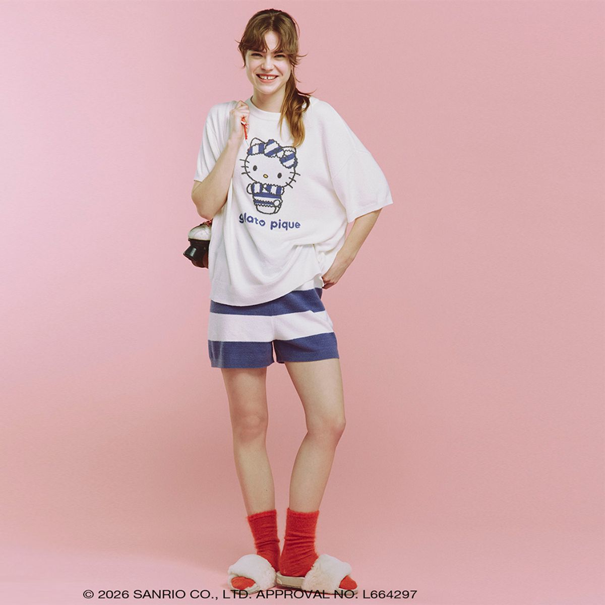 젤라또 피케(GELATO PIQUE) [SANRIO CHARACTERS] LADIES SMOOTHIE 셋업 PWNT261146