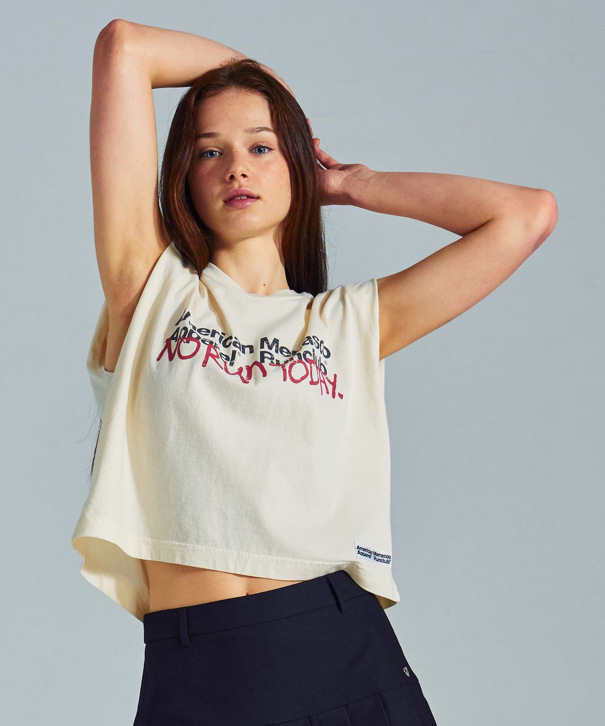 미나수(MENASOO) MNS x American apparel Today Sleeveless (over-fit)_Cream