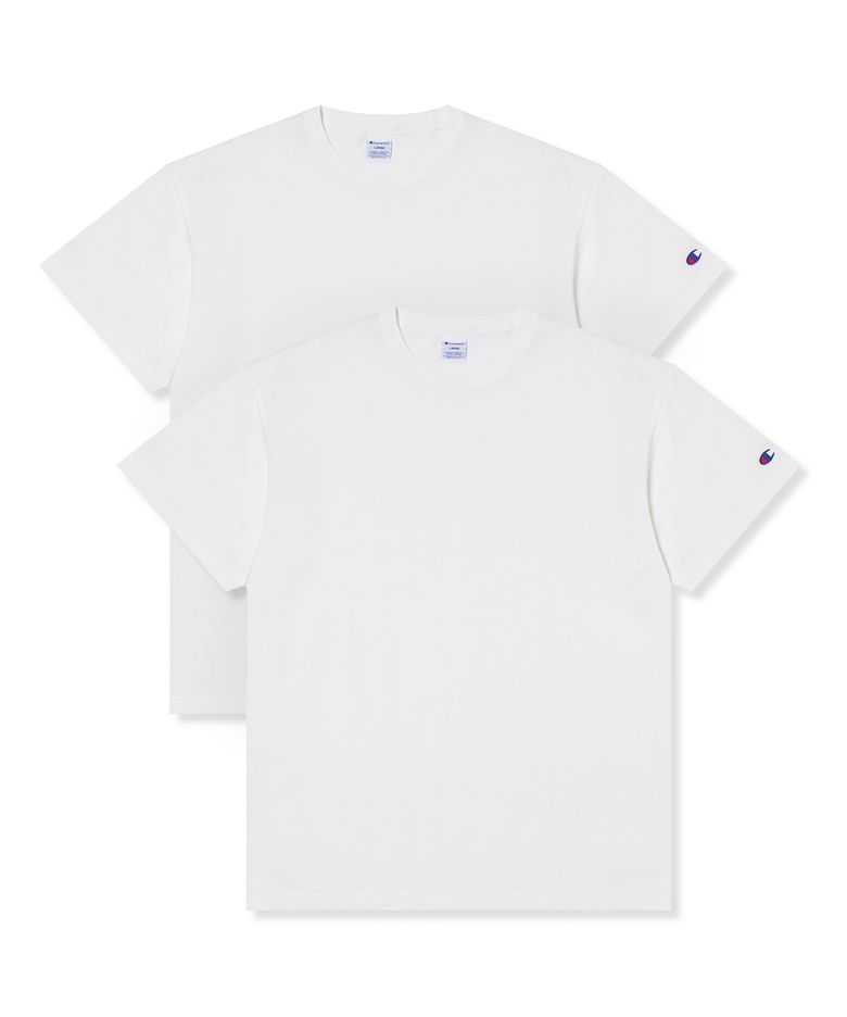 [2pack] 조그택 에어로 쿨 레이어드 티셔츠 White/White