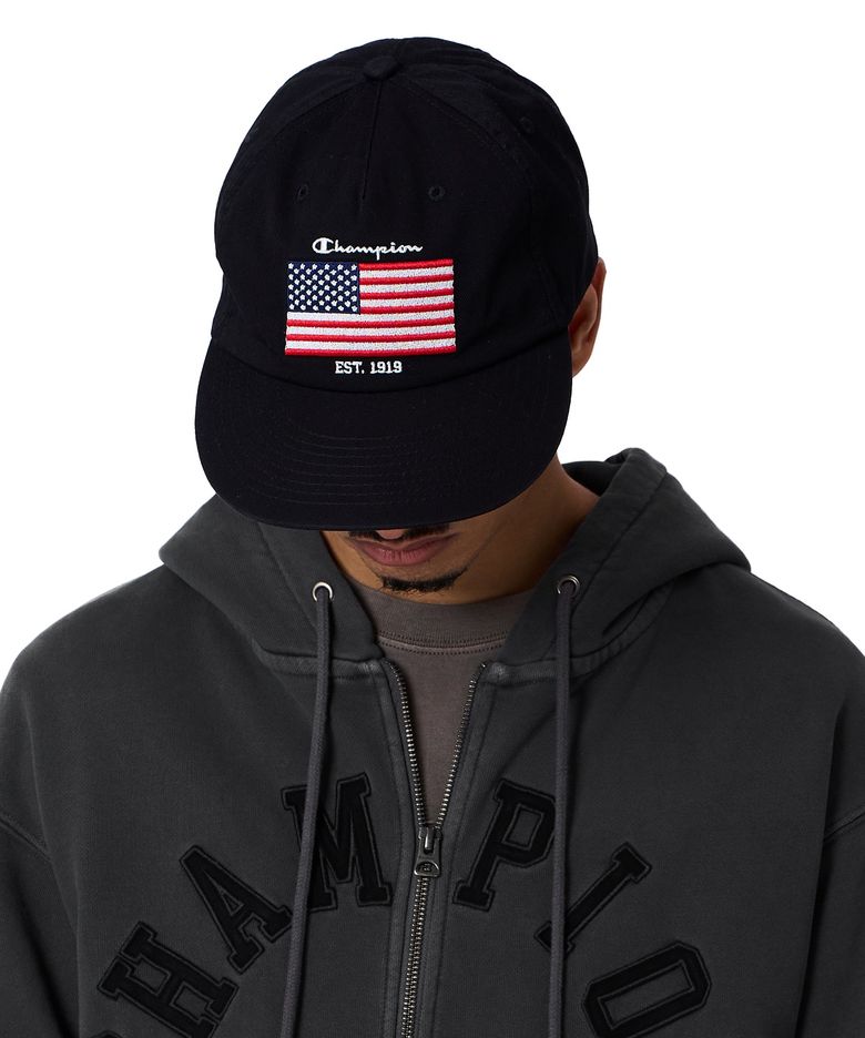 USA 로고 볼캡 Black