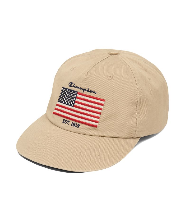 USA 로고 볼캡 Brown