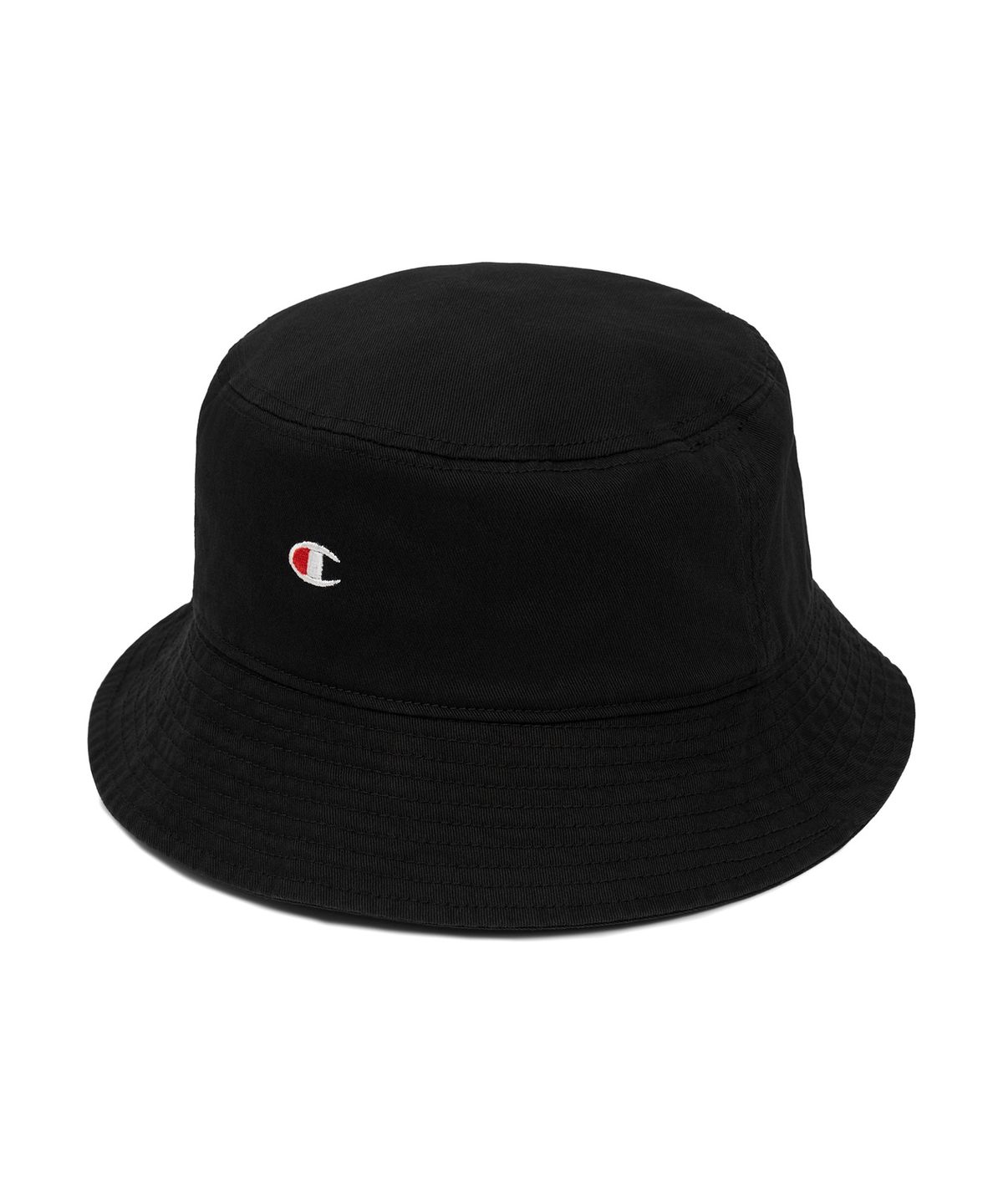 챔피온(CHAMPION) C로고 트윌 코튼 버킷햇 Black
