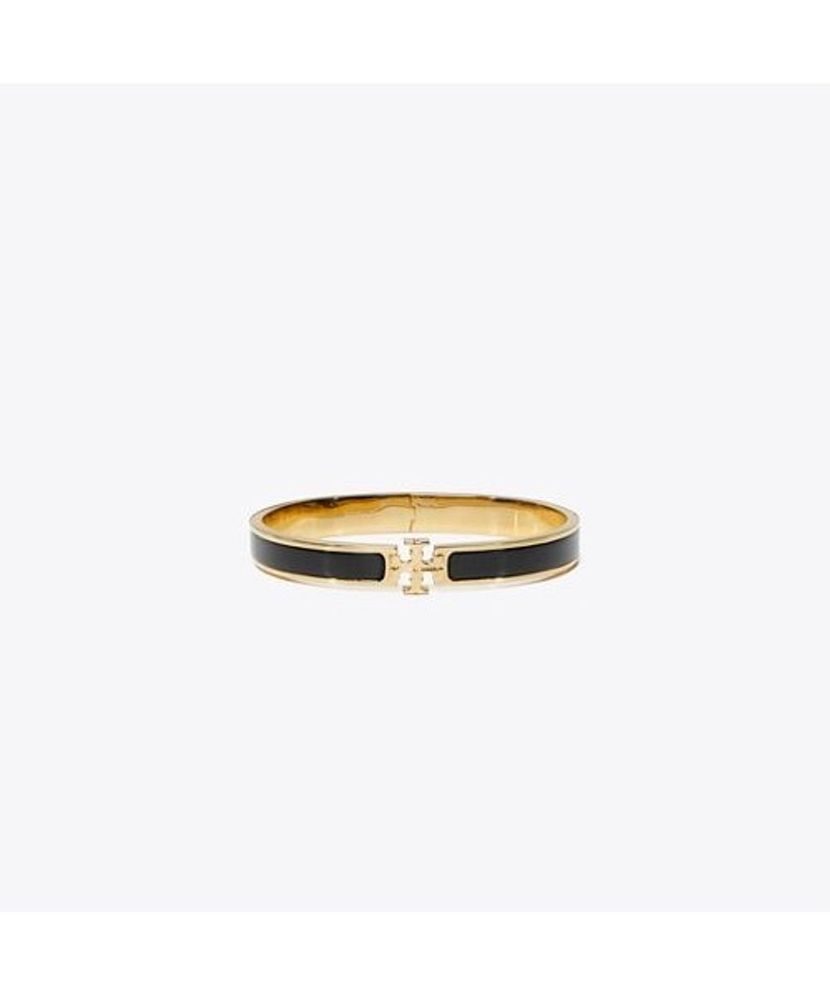 토리버치(TORYBURCH) 미디엄 아이콘 에나멜 브레이슬릿 - 블랙
