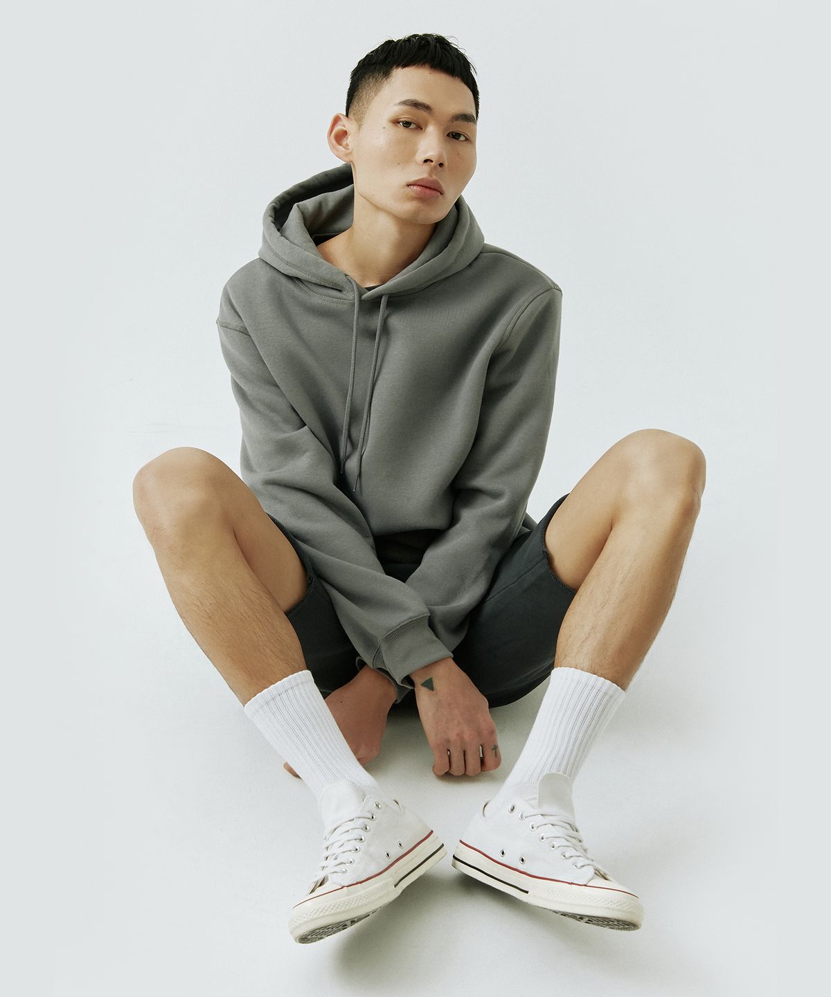 지지알엔(GGRN) [8 PACK] GGRN 남성 스포츠 파일 쿠션 크루 삭스