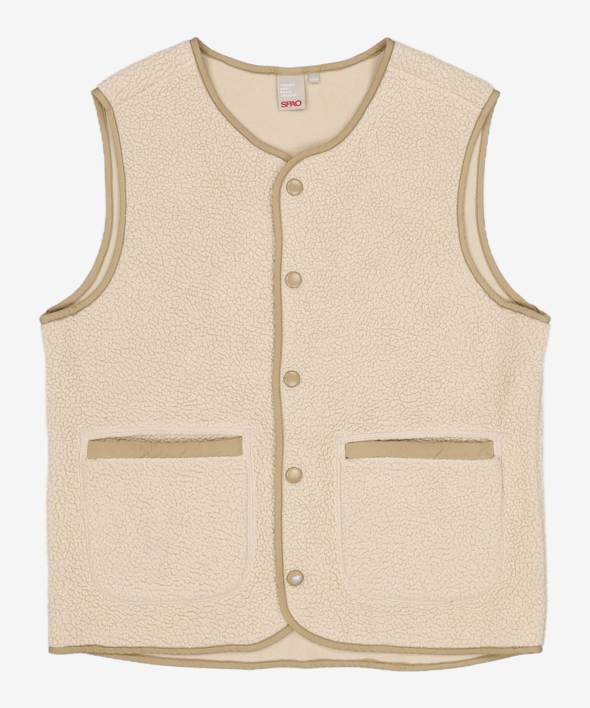 스파오(SPAO) 베이직 덤블 베스트_SPFZA49C06_BEIGE L