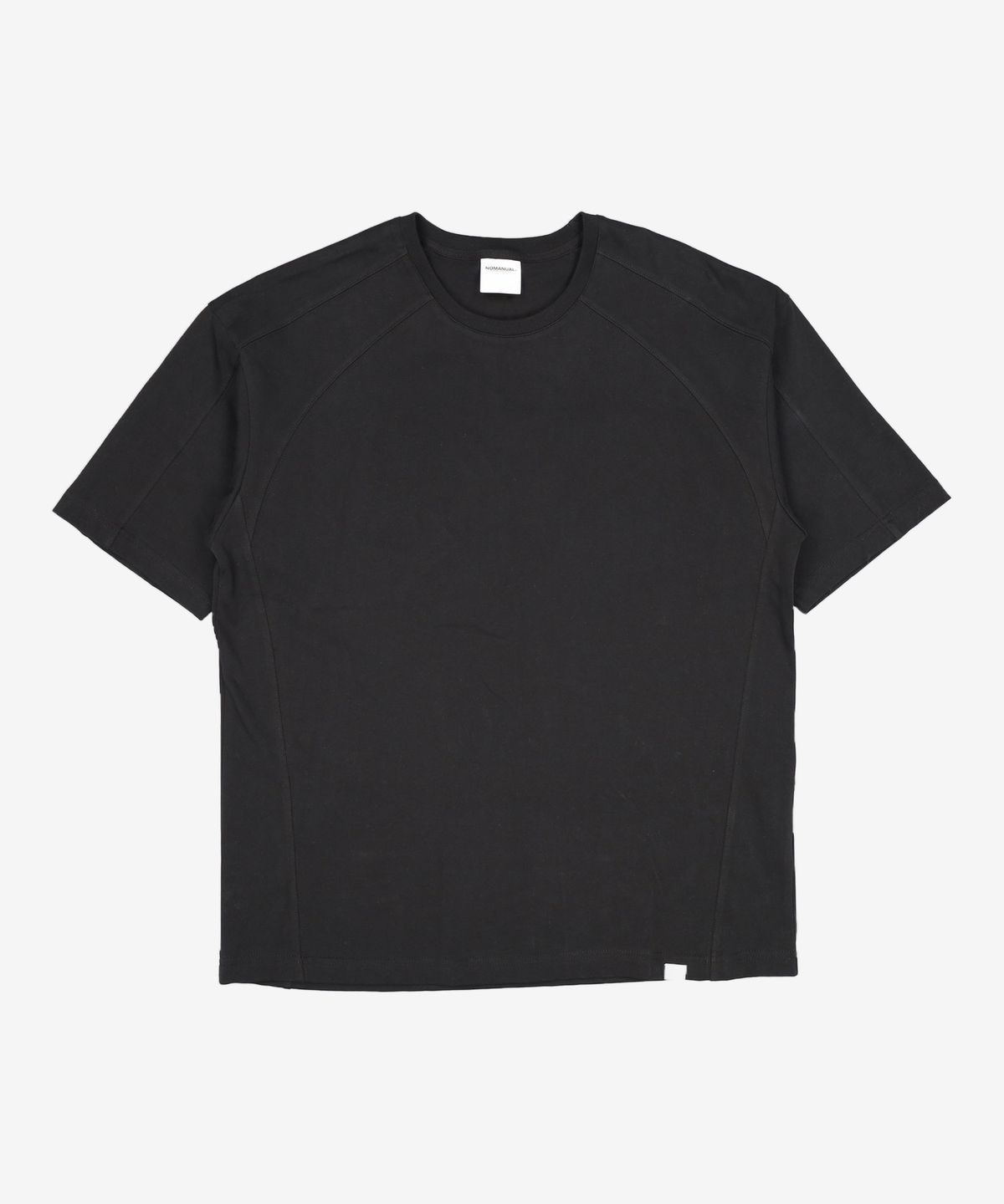노매뉴얼(NOMANUAL) MOLTING T-SHIRT - BLACK L