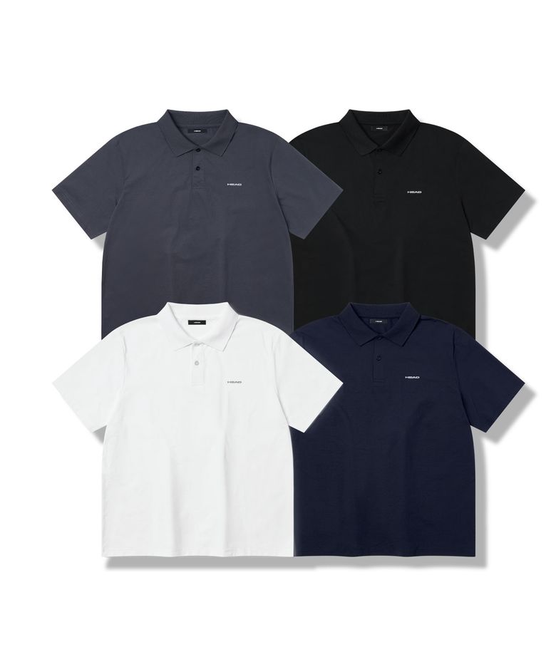 데일리 로고 카라 티셔츠 (4colors)