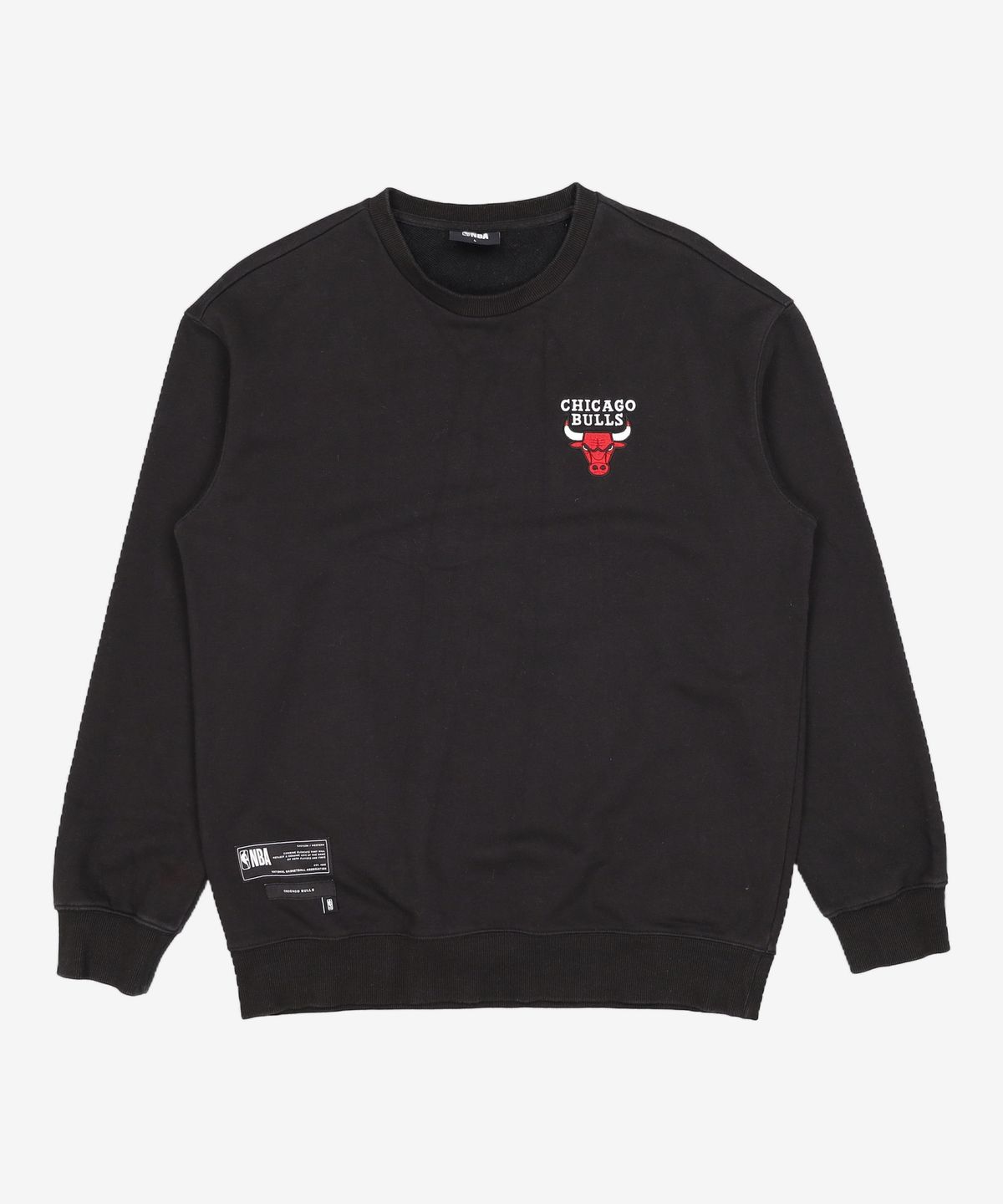 엔비에이(NBA) CHI BULLS 하드우드클래식 로고 맨투맨_N203TS042P L