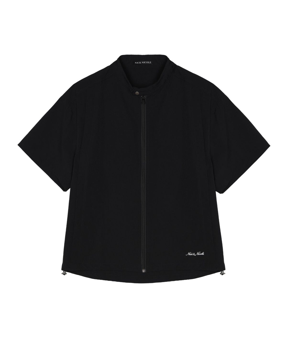닉앤니콜(NICK&NICOLE) STAND SHORT WINDBREAKER_BLACK