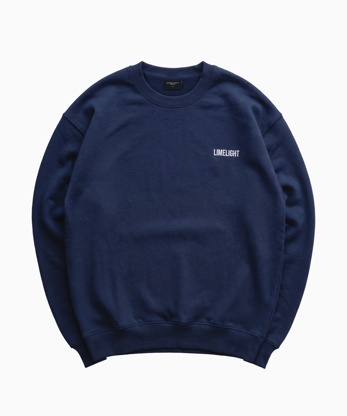 라임라잇 어패럴(LIMELIGHT APPAREL) 라임라잇 스탠다드 스웨트셔츠 (네이비/화이트)
