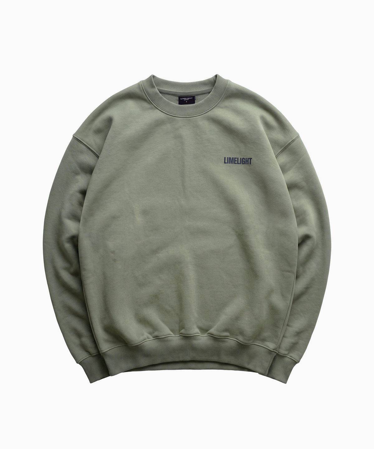 라임라잇 어패럴(LIMELIGHT APPAREL) 라임라잇 스탠다드 스웨트셔츠 (세이지/네이비)