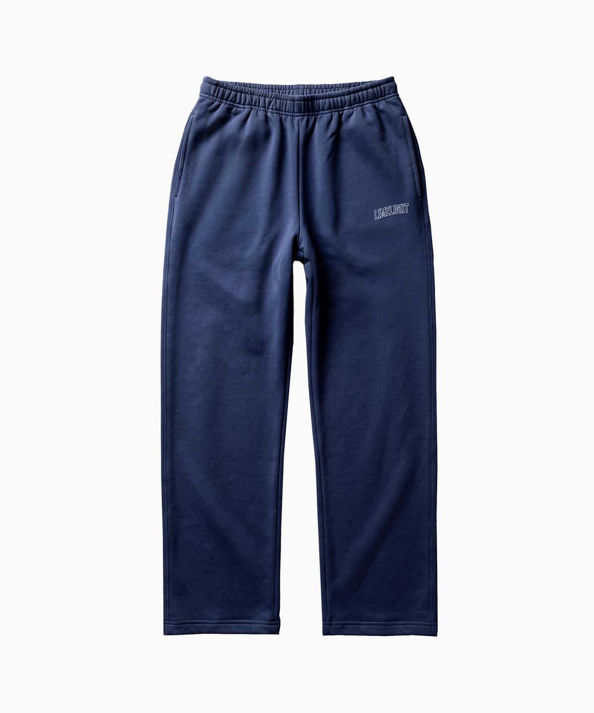 라임라잇 어패럴(LIMELIGHT APPAREL) 라임라잇 스탠다드 빅 로고 스웨트팬츠 (네이비/화이트)