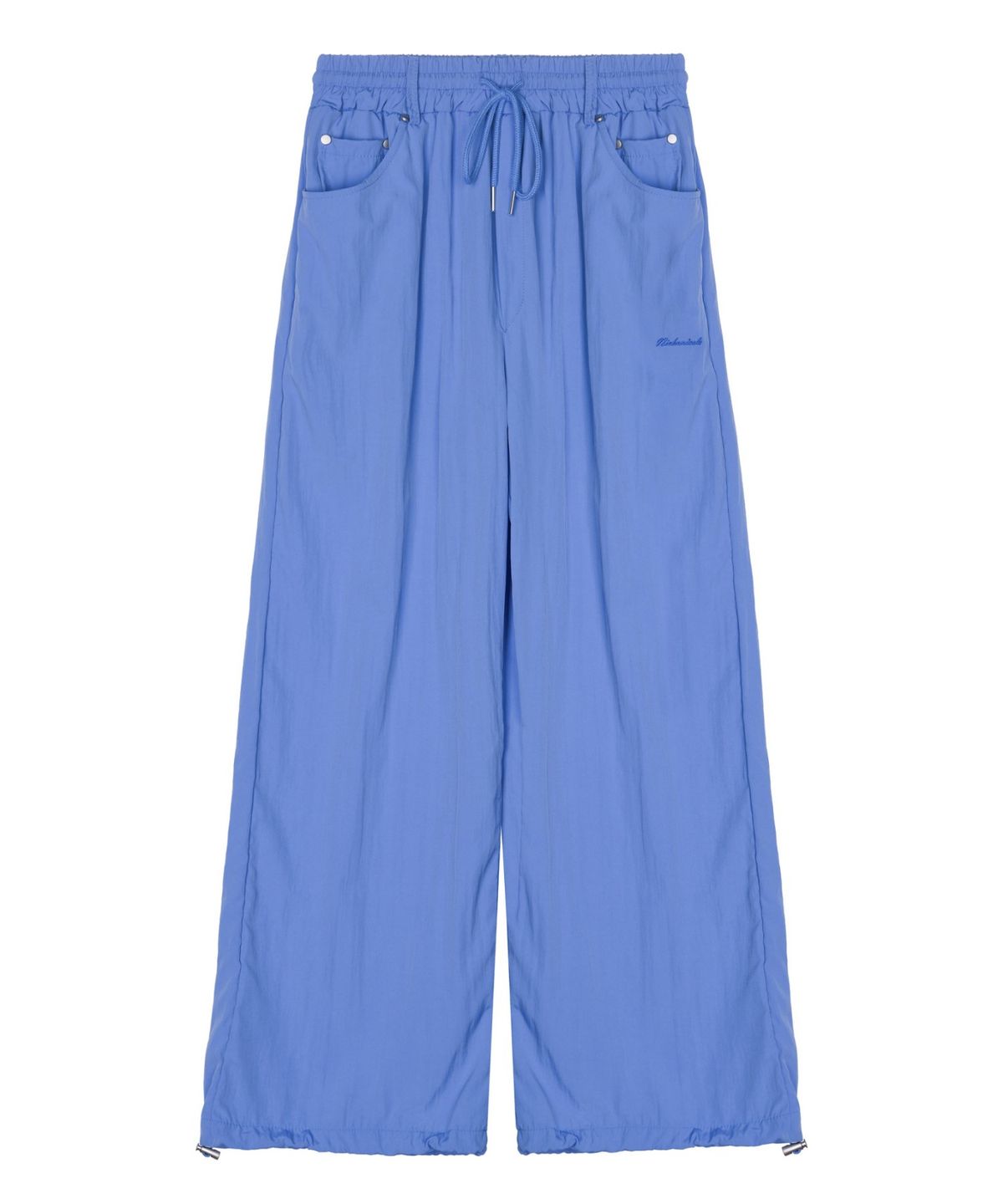 닉앤니콜(NICK&NICOLE) NYLON STRING WIDE PANTS_BLUE