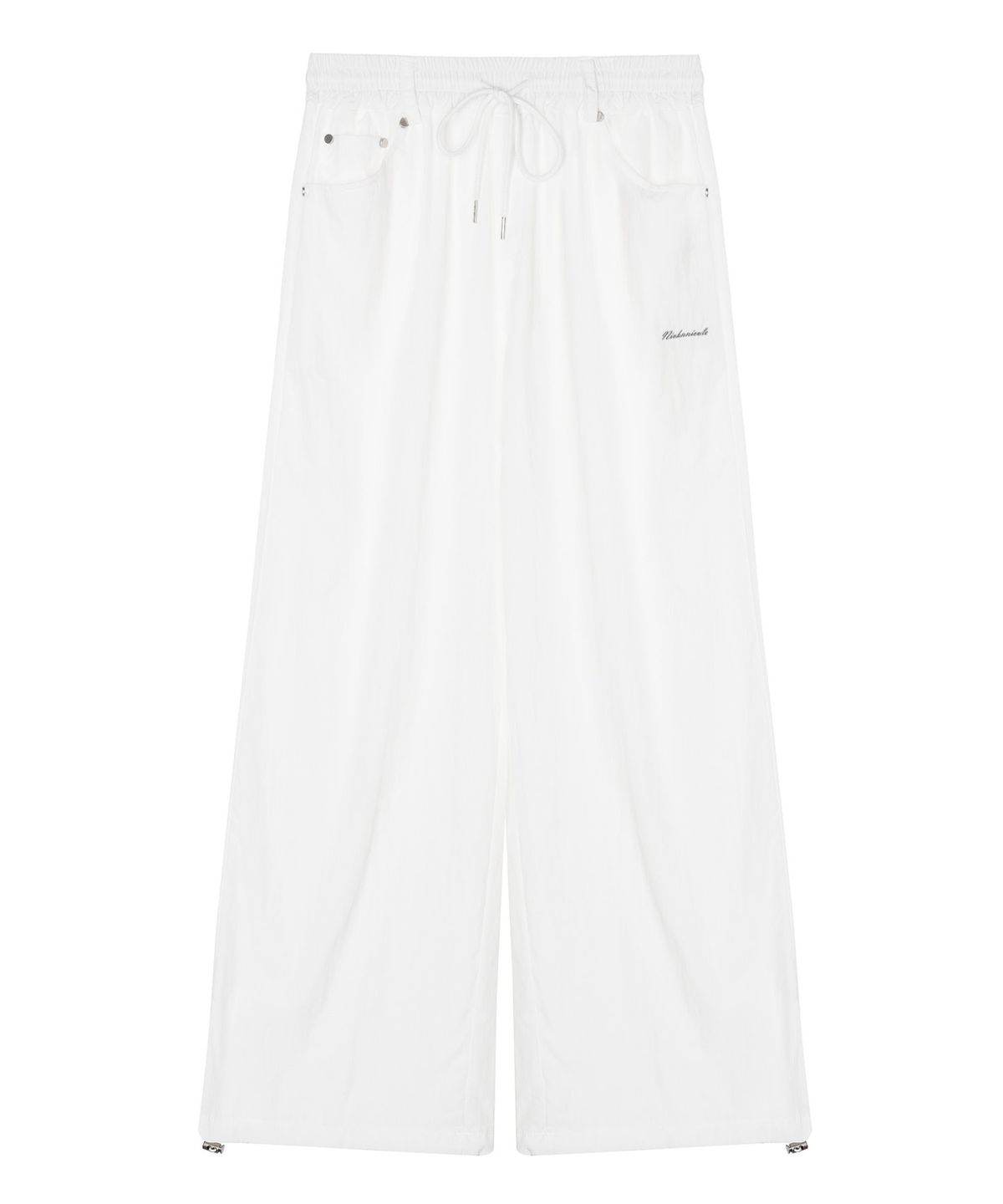 닉앤니콜(NICK&NICOLE) NYLON STRING WIDE PANTS_IVORY