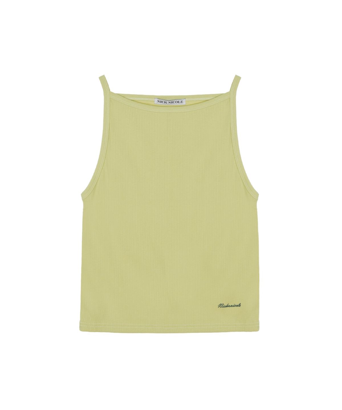 닉앤니콜(NICK&NICOLE) BOAT NECK SLEEVELESS TOP_OLIVE