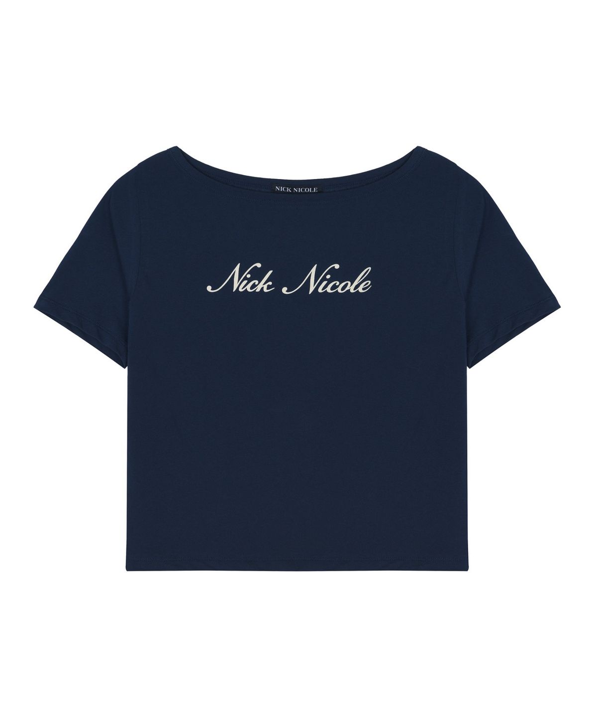 닉앤니콜(NICK&NICOLE) NICOLE OFF SHOULDER TOP_NAVY