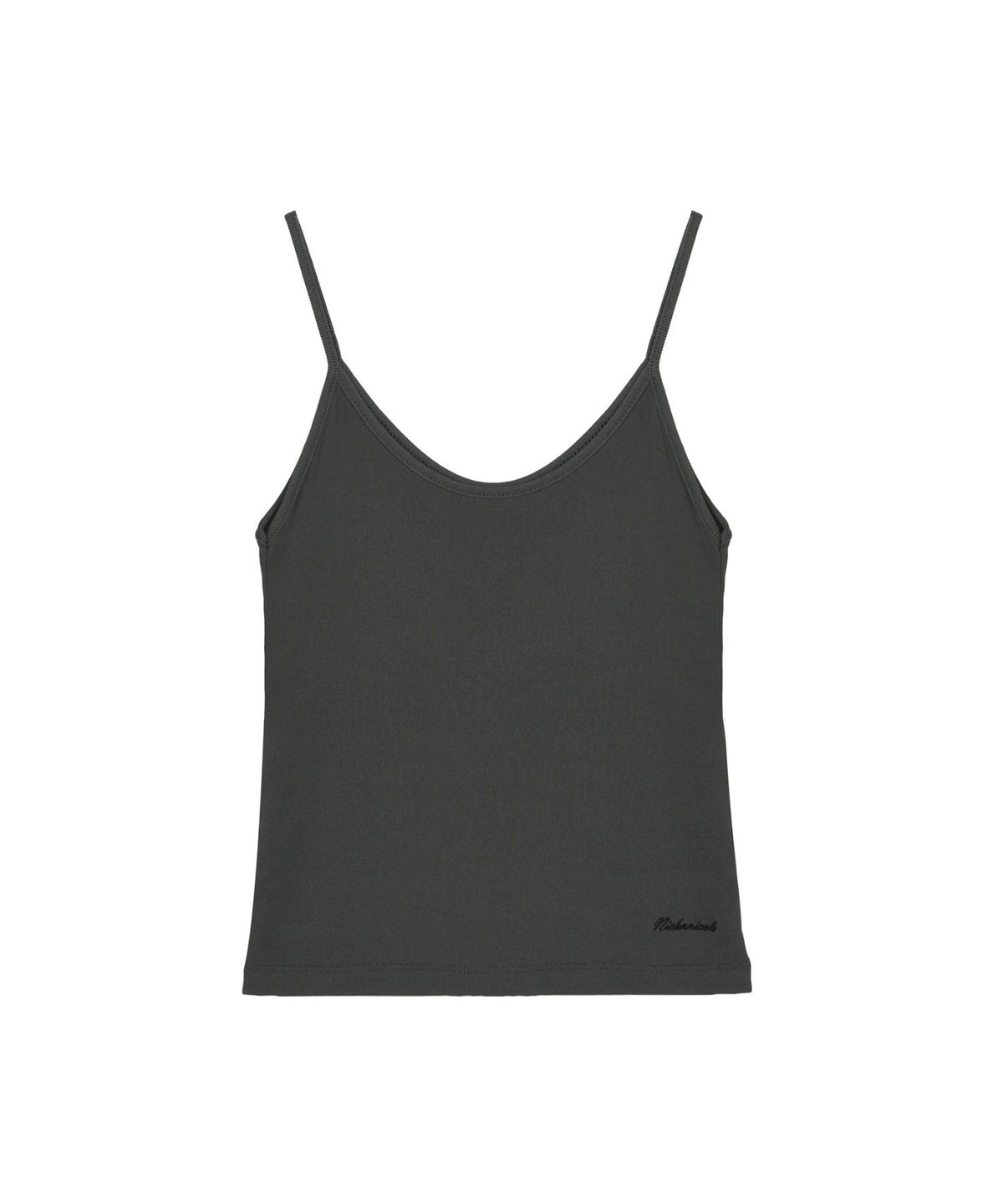 닉앤니콜(NICK&NICOLE) RIB CAMISOLE TOP_CHARCOAL