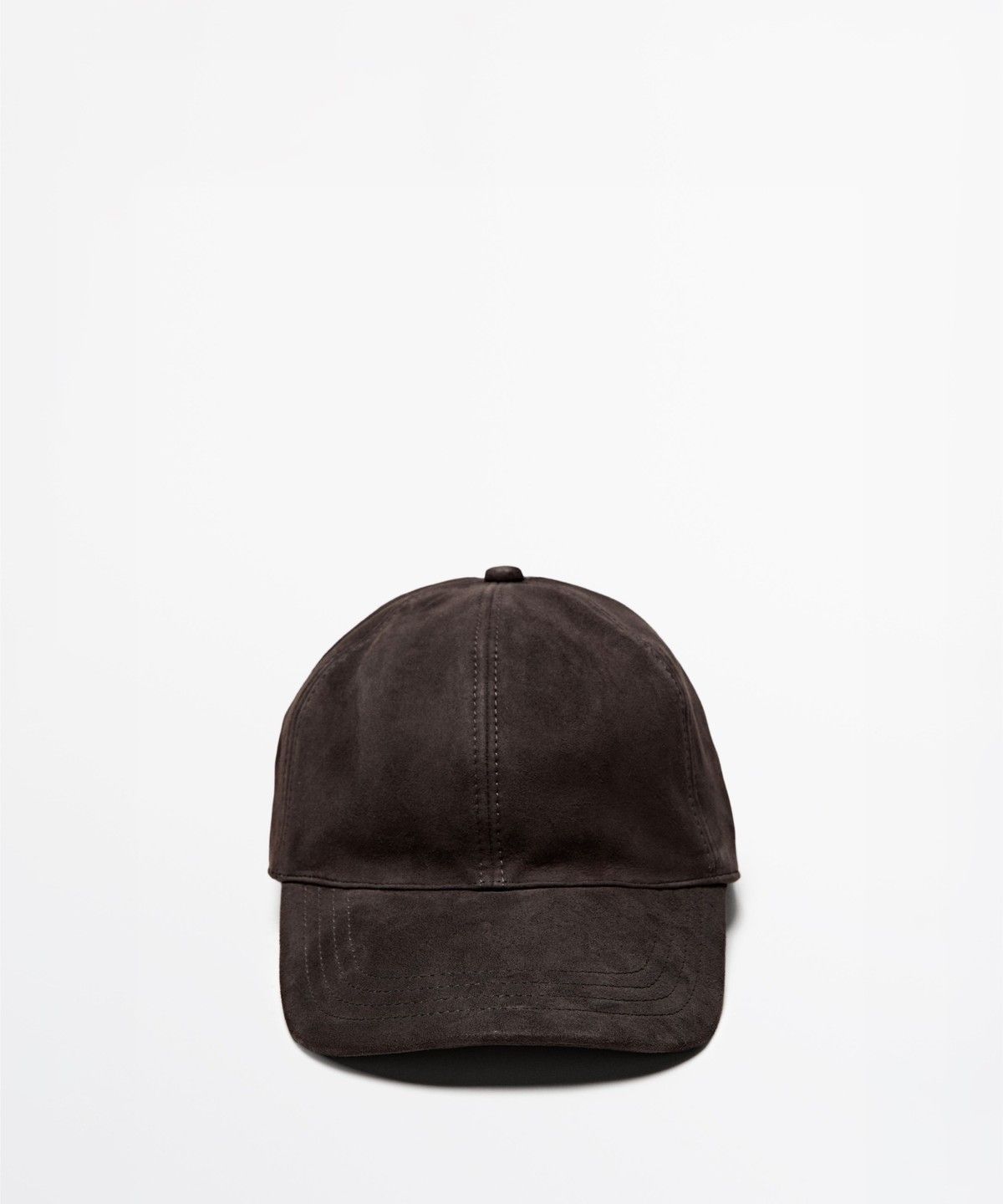 마시모두띠(MASSIMO DUTTI) 스웨이드 레더 캡
