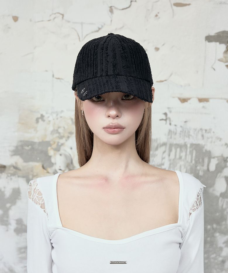 Cross Embroidery Ball Cap (Black)