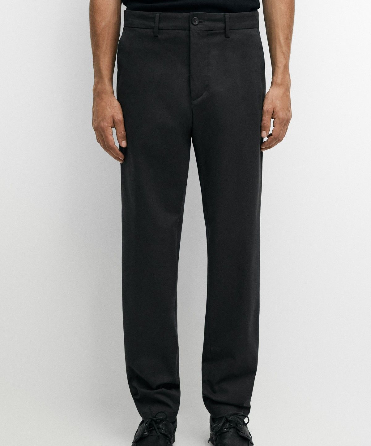 마시모두띠(MASSIMO DUTTI) 코튼 블렌드 슬림핏 팬츠