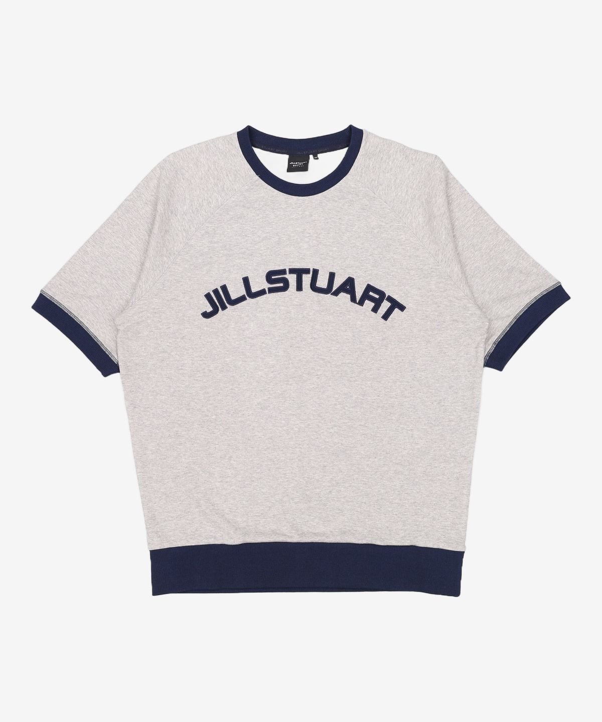 질스튜어트 스포츠 뉴욕(JILLSTUART SPORT NEWYORK) [Domino Park Tshirt] 그레이 남성 스트레치 맨투맨형 반팔 티셔츠 JMTS9B455G1 105