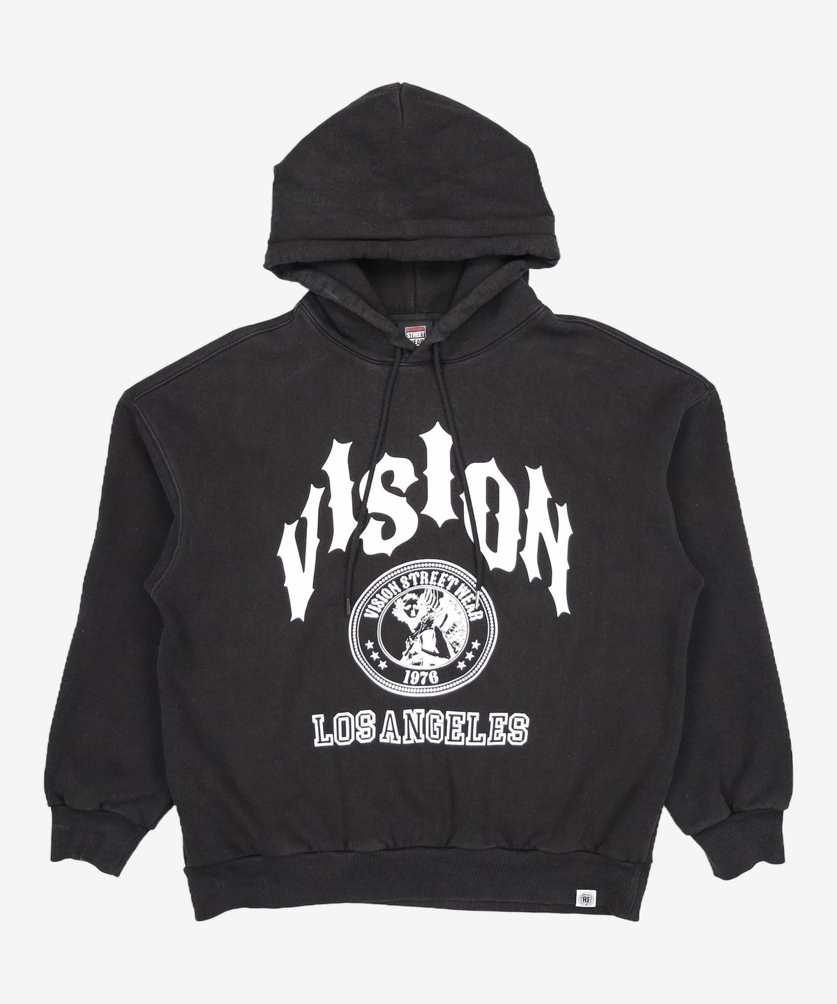 비전스트릿웨어(VISION STREETWEAR) VSW Vintage Arch Logo Hoodie Black M