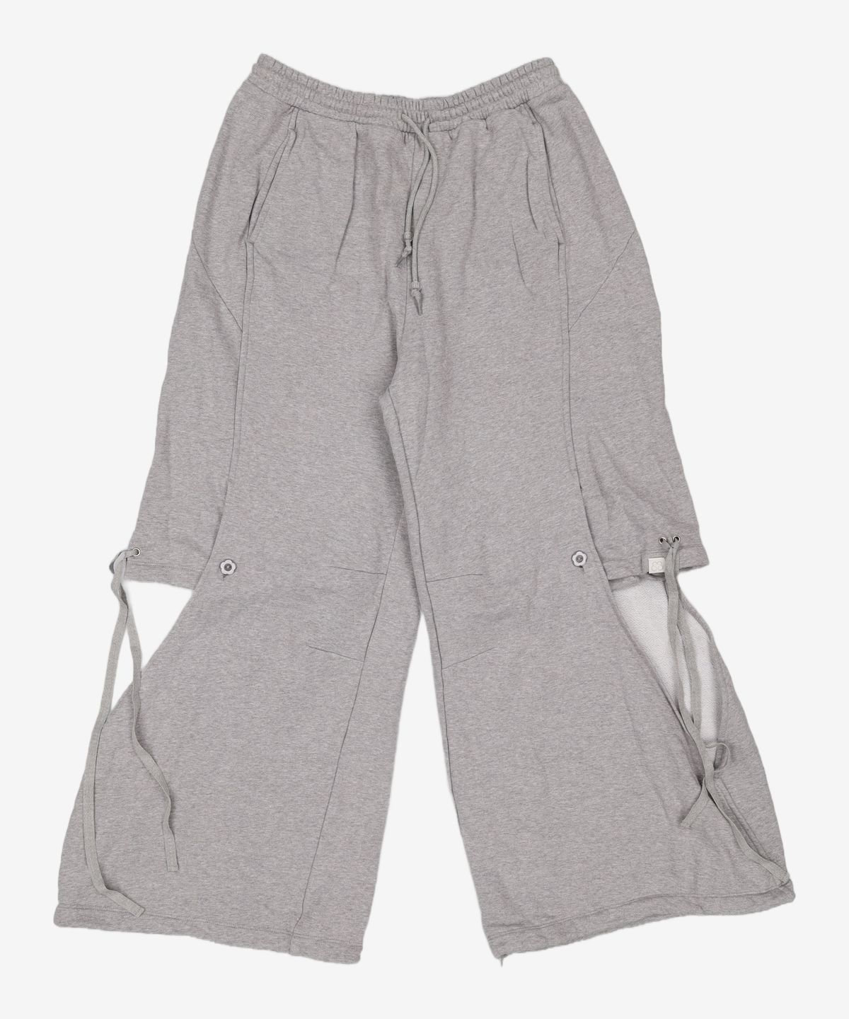 뚜오미오(TUOMIO) DOUBLE LAYERED SWEATPANTS [HEATHER GREY] FREE