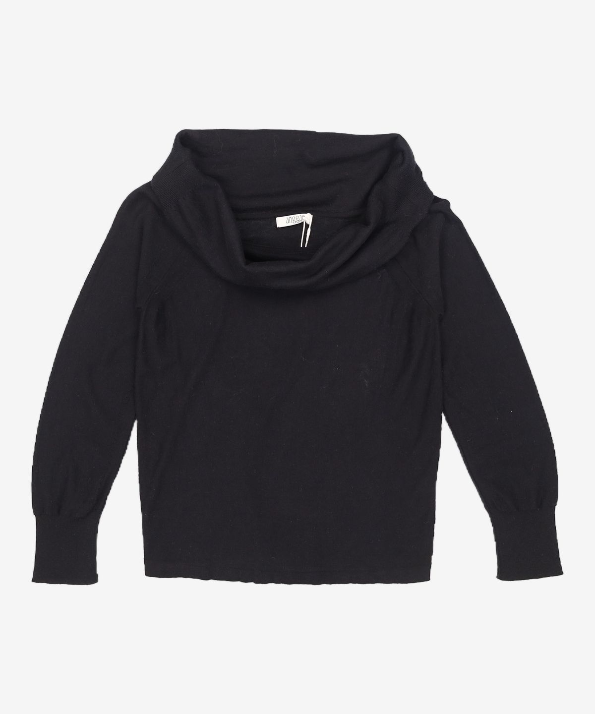 앙개(ANGGAE) Off Shoulder Pullover  Black S