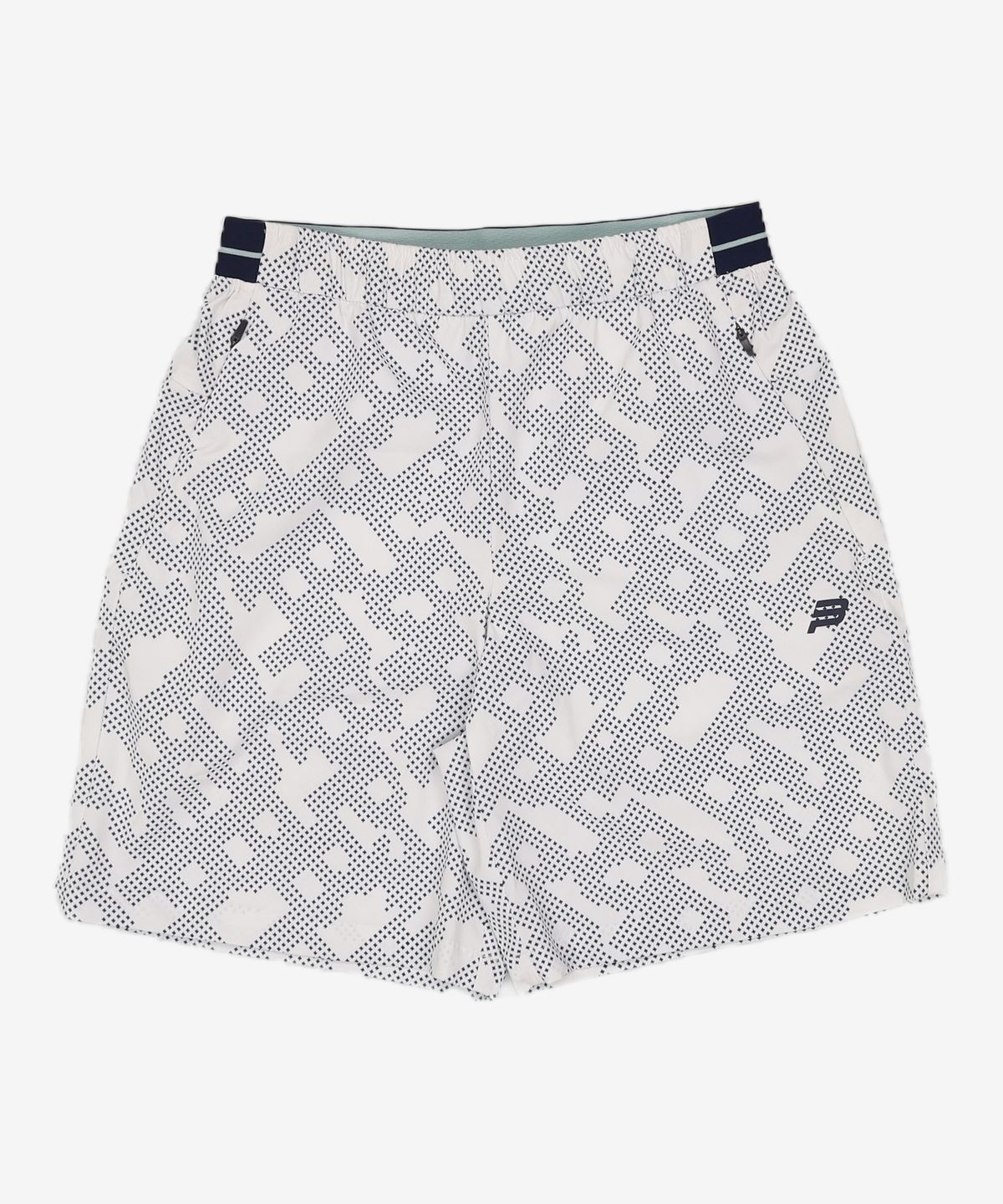 빈폴 스포츠(BEANPOLE SPORT) 블루 남성 패턴 우븐 트레이닝 쇼트 팬츠 (BO9525F02P) 74-90