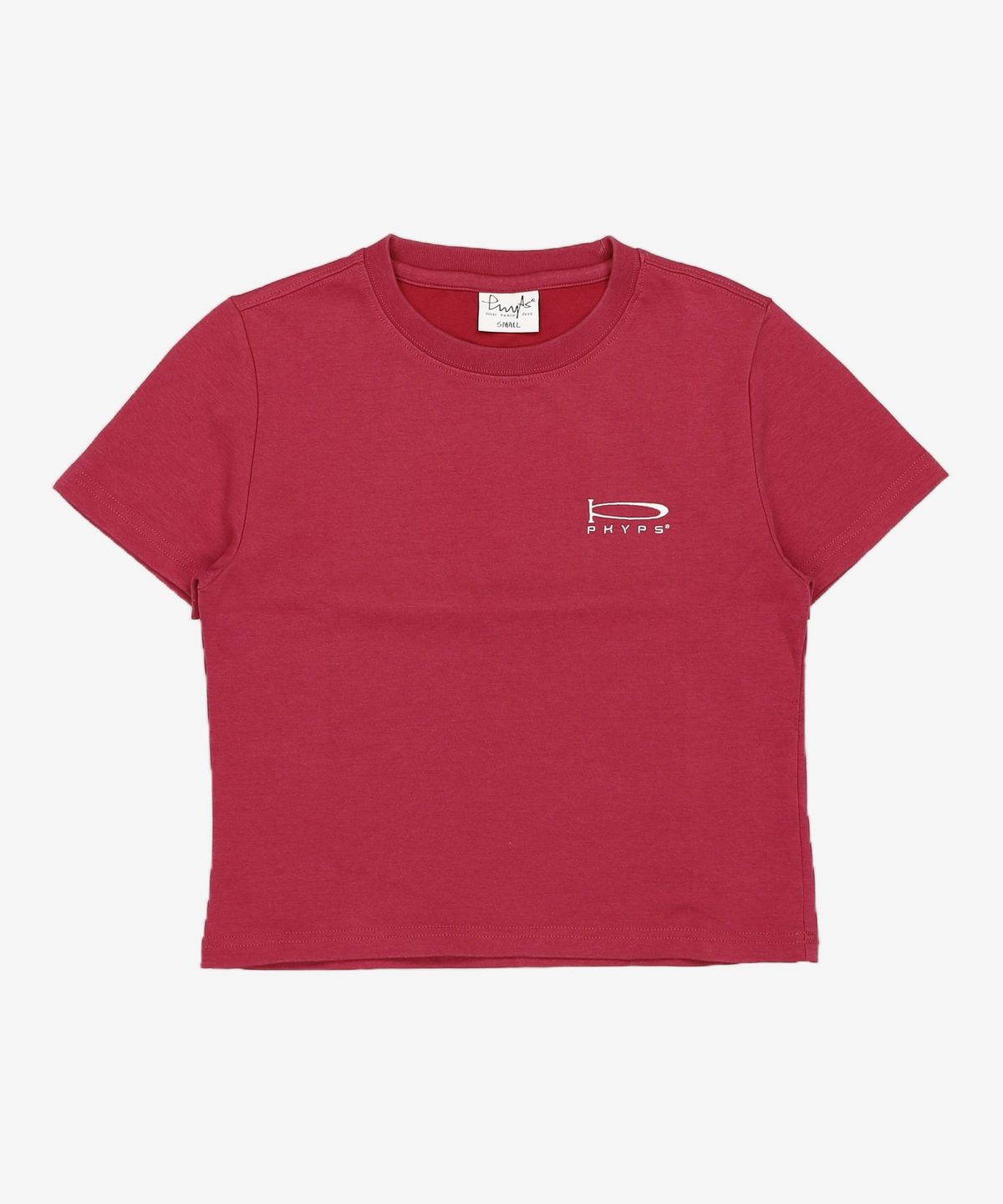 피지컬 디파트먼트(PHYSICAL DEPARTMENT) [WOMENS] COOL COTTON SLIM FIT SS PINK RED S