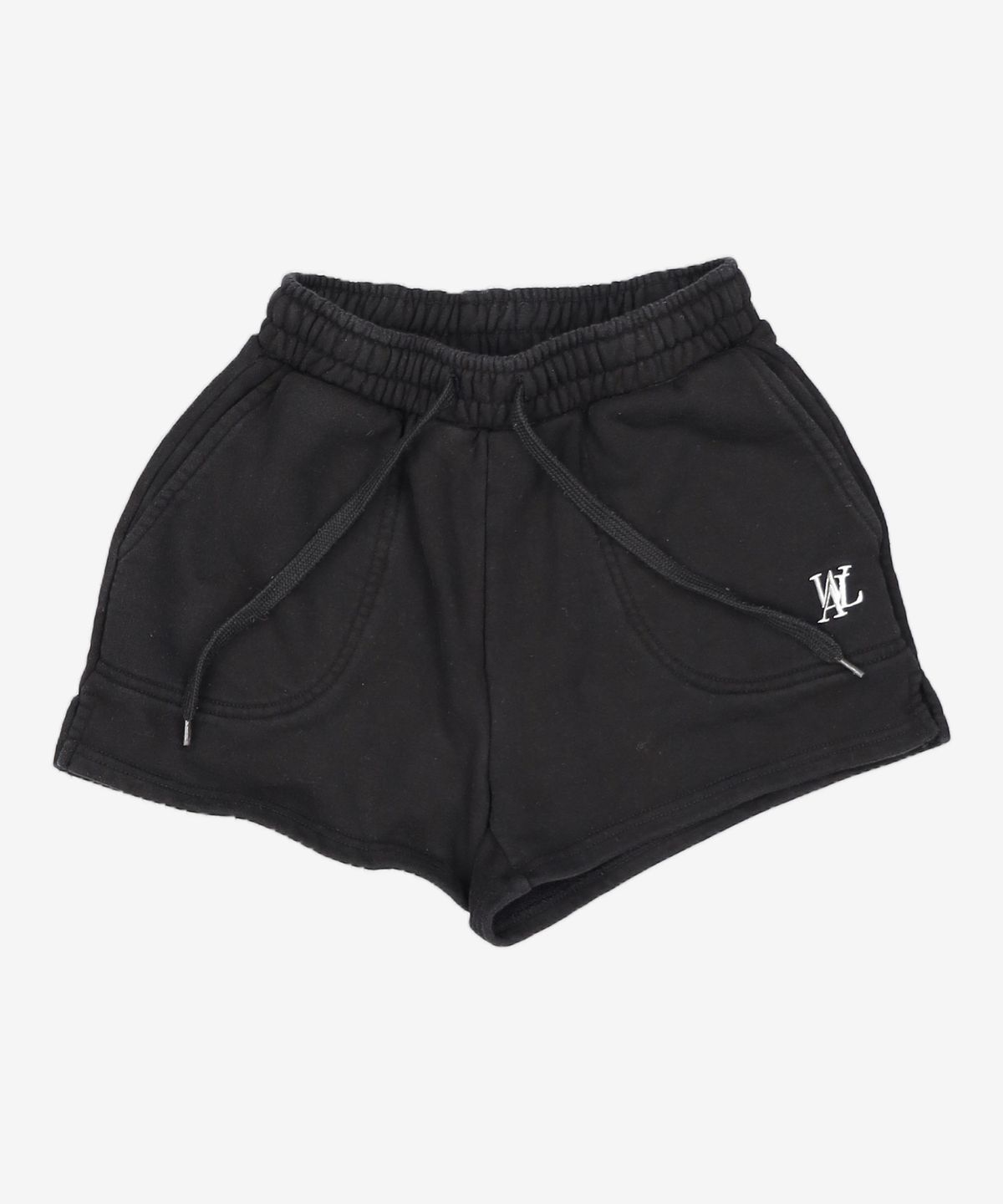 우알롱(WOOALONG) Signature short pants - BLACK S