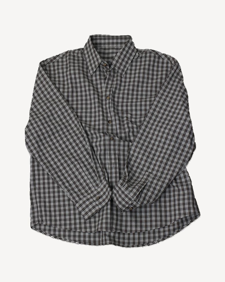 Fade Grunge Check (Beige)